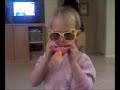 Zoe Blows Her Party Favor