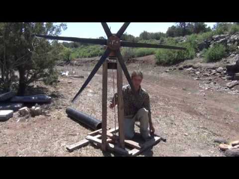 Wind mill water pump home made P#1.