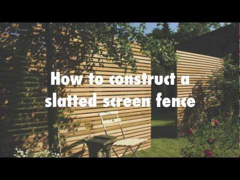 how to attach screening to fence