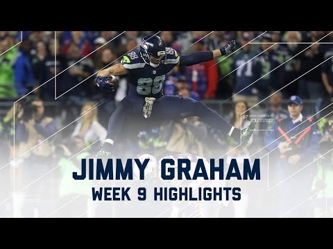 Video: Jimmy Graham Goes Off for 2 TDs on Monday Night Football (Week 9) | Game Highlights | NFL