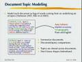 Bayesian nonparametrics in document and language modeling