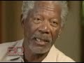 oscar winning actor, morgan freeman, speaks out on black history month and how to end racism.