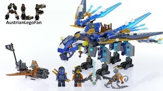 Lego Ninjago 70602 Jay´s Elemental Dragon - Lego Speed Build Review