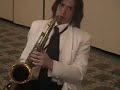 mike cohen playing with the barock orchestra at temple beth rishon, take a solo on tenor sax