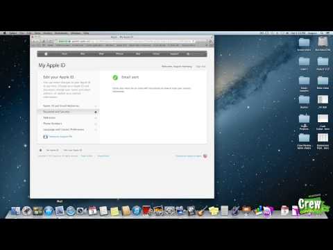 ID - August shows how to reset your Apple ID questions. You will need a security e-mail already set up to reset apple id security questions.