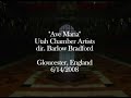 utah chamber artists sing ave maria at gloucester cathedral