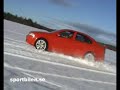 Skoda Octavia RS 2006 spinning in snow Skoda Octavia RS 2006 spinning in snow