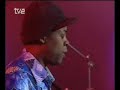 javier vercher sextet in radio 3 studios spain march '06

javier vercher - saxophone
lionel loueke - guitar
edward perez - bass
arturo stable - congas
nacho arimany - percussion
brannen temple - drums