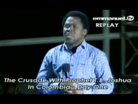 Joshua - Sunday 20 July 2014 Live Service (Part 1/2) TB Joshua In Colombia Crusade Emmanuel TV.