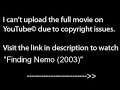 Finding Nemo (2003), PART 1 /9,WATCH full film/movie online part1