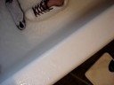 AE Jeans and Osiris shoes in the shower 2