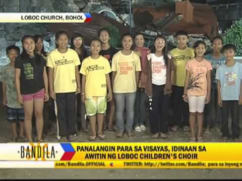children's - Usap-usapan sa social media ang pag-awit ng Loboc Children's Choir sa TV Patrol. Sa isang awiting may kalakip na mensahe ng pag-asa idinaan ng grupo ang pana...
