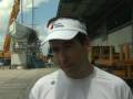 Gonzalo Araujo, previo a la regata costera de Singapur
