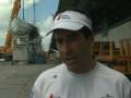 Gonzalo Araujo, previo a la regata costera de Singapur