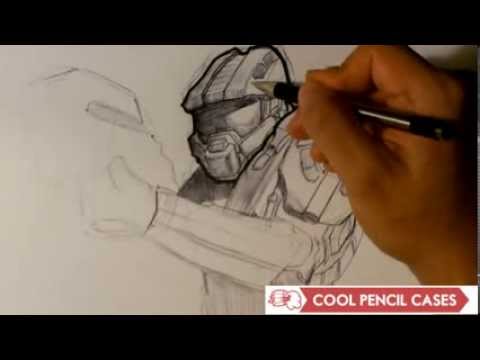 how to draw master chief