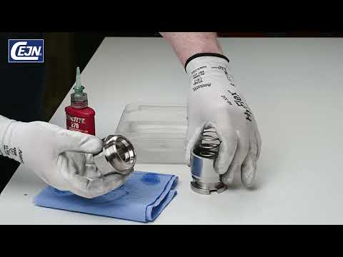 How to remove and apply thread glue on Smartflow dry break couplings