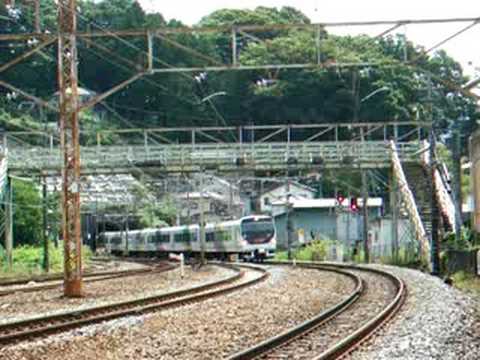 特急あずさ　相模湖駅通過③