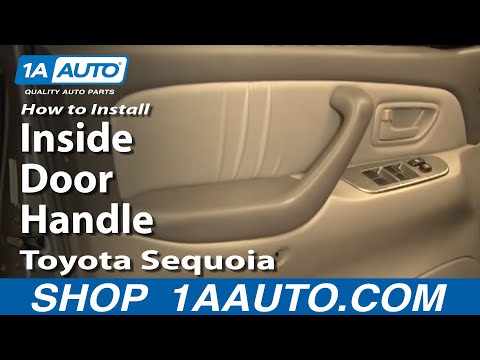 How to Install Replace Inside Door Handle Toyota Sequoia 01-04 1AAuto.com