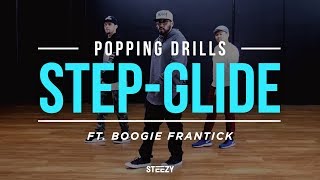 Boogie Frantick – Popping Dance Tutorial for Beginners (How To Step – Glide In Multiple Directions)
