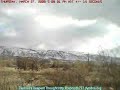 Time-Lapse of Casper Mountain : Date 03/27/08