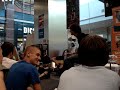 chidos playing at the fye in the fayatte mall