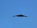 B-2 stealth bomber flyover B-2 stealth bomber flyover