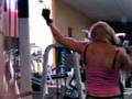 single arm lat/serratus work