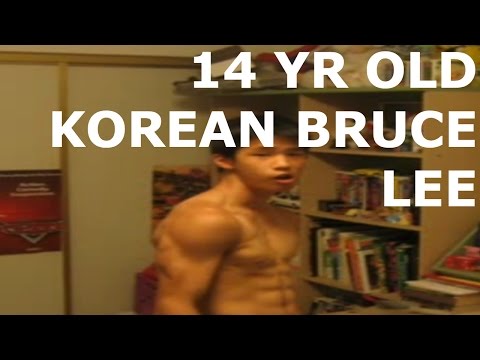 14 yr Old Korean Bruce Lee, Muscle Dysmorphia
