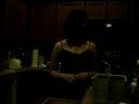 Samantha and the dishes. Samantha and the dishes.