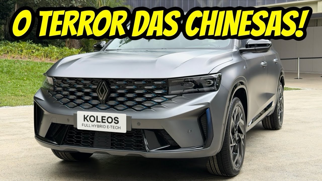 NOVO RENAULT KOLEOS - LANÇAMENTO NO BRASIL! MOTOR HÍBRIDO, PLATAFORMA DA VOLVO E MUITO COMPLETO!