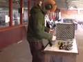 Black poweder pistol shooting at bisley NRA range