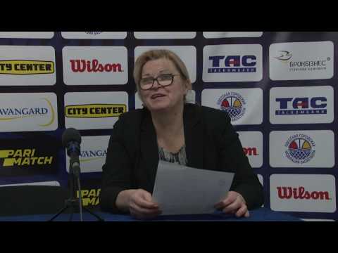 Послематчевая пресс-конференция. ИнтерХим-СДЮСШОР им. Литвака - Динамо-НПУ (Киев). 22.02.2020