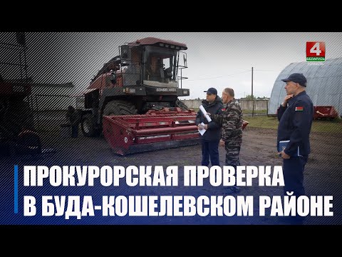 Прокурорские работники проверили готовность техники к полевым работам в Буда-Кошелевском районе видео