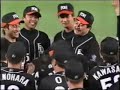 03/09/30 vsロッテ、パシフィックリーグ優勝の瞬間と胴上げ