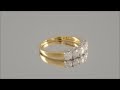 18ct Gold 1 Carat Five Diamond Ring - D1202