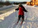 William skiing 2