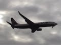 east midlands airport takeoff and landings high footage