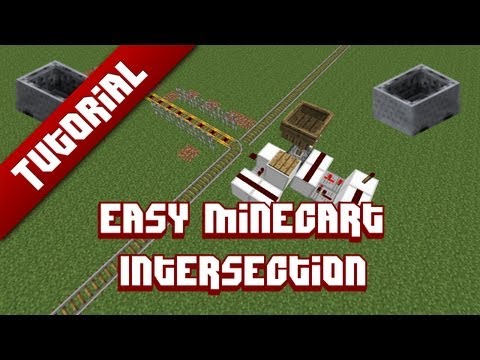 how to make a t intersection minecraft