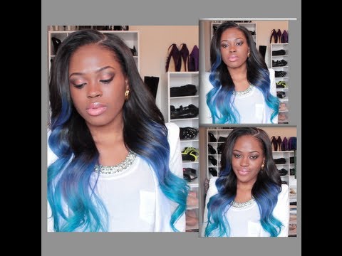 how to dye human hair blend