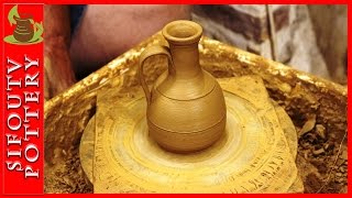 Hello Guys New Tutorial Pottery Video!!! Pottery throwing - How to Make a Pottery Candlestick #83
If