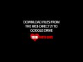 Download Files Directly to Google Drive, Box, DropBox or OneDrive Download Files Directly to Google Drive, Box, DropBox or OneDrive