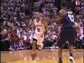 Tony Parker threads a pass for a Francisco Elson slam!
