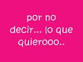 La quinta estacion - Perdicion letra