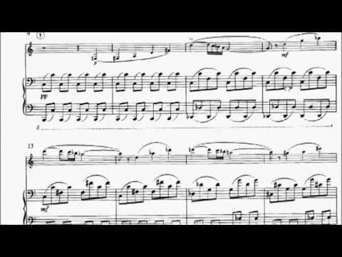 ABRSM Clarinet 2014-2017 Grade 8 B:9 B9 Poulenc Allegro Tristamente (Sonata Movement 1) Sheet