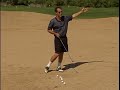 Golf Sand Game Tips : Sand Golf: Pitching Wedge Full Swing Golf Sand Game Tips : Sand Golf: Pitching Wedge Full Swing