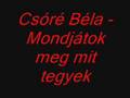 Csóré Béla - Mondjátok meg mit tegyek