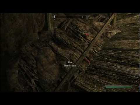 how to mine iron in skyrim