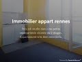 Immobilier appart rennes
