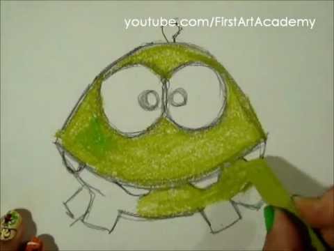 how to paint om nom