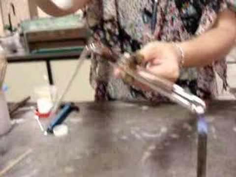 Heating of ammonium carbonate